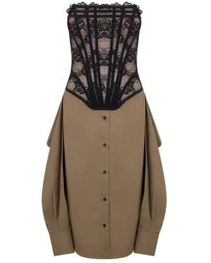 GIUSEPPE DI MORABITO Midi Dresses - Brown
