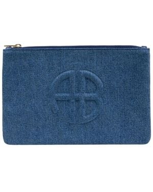 Anine Bing Clutches - Blue
