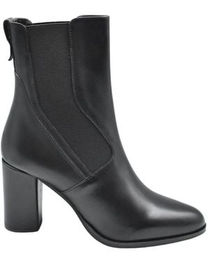 Janet & Janet Heeled Boots - Black