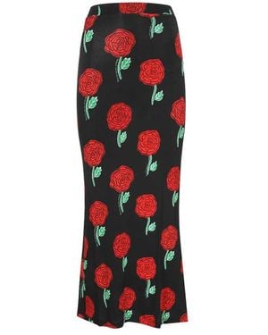 Versace Jeans Couture Maxi Skirts - Rosso