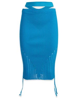 ANDREA ADAMO Pencil Skirts - Blu