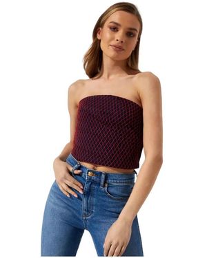 Tory Burch Boned Strapless Bodice - Blauw