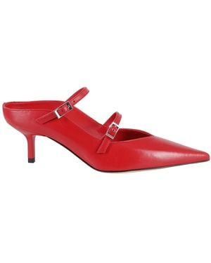 Giampaolo Viozzi Heeled Mules - Red