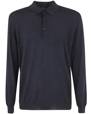 Kiton Klassisches Polo-Shirt Für Männer - Blau