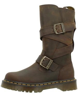 Dr. Martens Schoenen ,Bruin ,Leer Anistone Two Strap - Groen