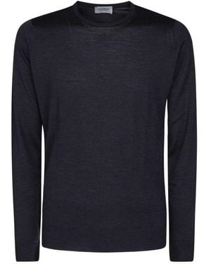 John Smedley Round-Neck Knitwear - Blue