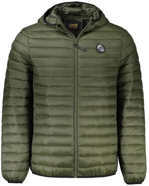 Roberto Cavalli Jassen ,Groen ,Jacket Met Lange Mouwen En Capuchon