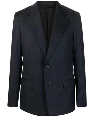 Lanvin Blaue Wollblazer Jacke