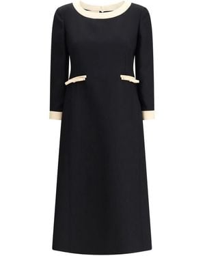 Valentino Midi Dresses - Zwart