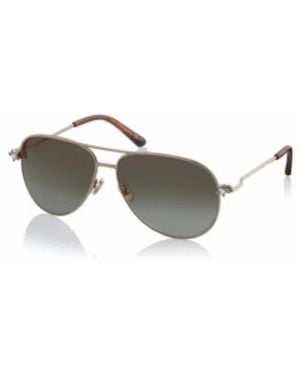 Jimmy Choo Gouden Zonnebril, Tijdloos Design - Grijs