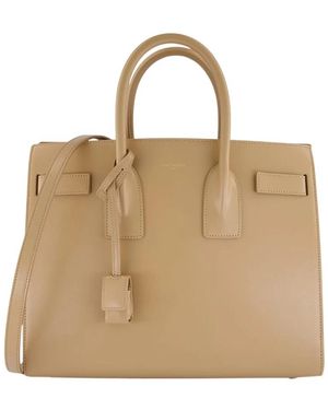 Saint Laurent Tote Bags - Neutro