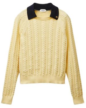 Versace Round-Neck Knitwear - Amarillo