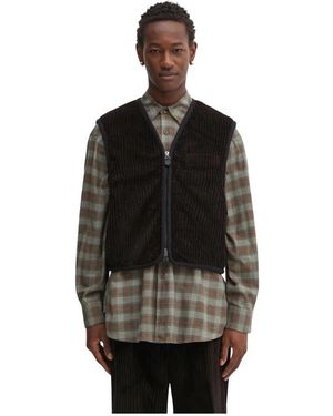 Our Legacy Jassen ,Bruin ,Katoen Top Vest - Zwart
