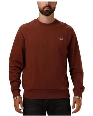 Fred Perry Sweatshirts - Red
