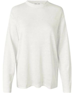 Samsøe & Samsøe Long Sleeve Tops - Bianco