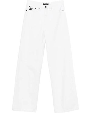 Lois Wide Jeans - White