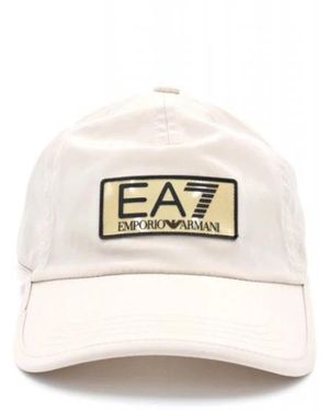 EA7 Accessoires ,Leer Train Label Cap - Wit