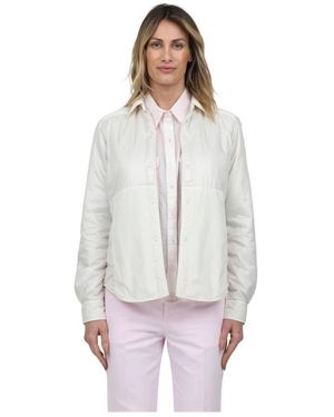 Aspesi Jassen ,Nylon Nylon Shirt-Stijl Eryn Jas - Grijs