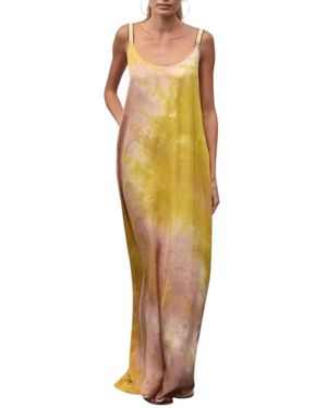 Beliza Alia Maxi Jurk - Geel