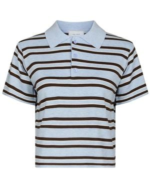 Neo Noir Tops ,Blauw ,Wol Mulann Polotrui