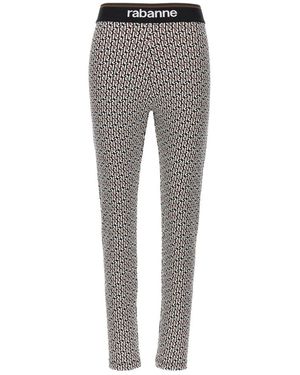 Rabanne Monogram Leggings - Grau