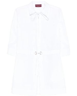 Gucci Shirt Dresses - White