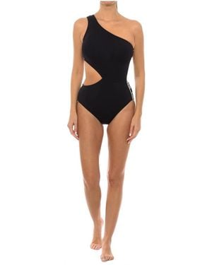 Michael Kors One-Strap Swimsuit Mm2M483 - Black