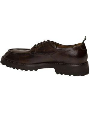 Green George Laced Shoes - Marrone