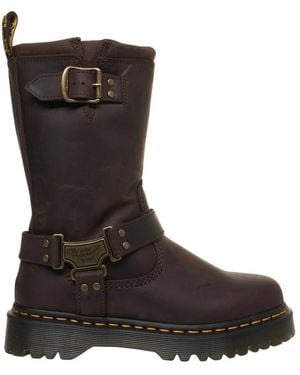 Dr. Martens Smooth Leather Boots - Brown