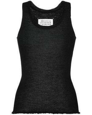 Maison Margiela Sleeveless Tops - Negro