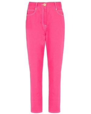 Balmain Loose-Fit Jeans - Rosa