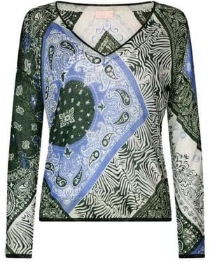 Liu Jo V-Neck Strickware - Grün