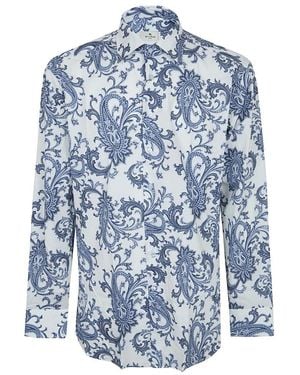 Etro Casual Shirts - Blue