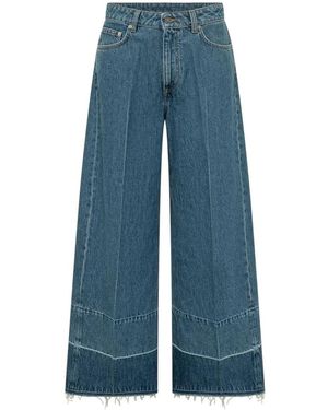 Givenchy Wide Leg Pants - Blauw