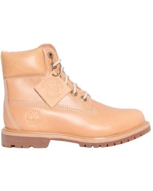 Timberland Schoenen ,Leer 6-Inch Premium Leren Waterdichte Laarzen - Naturel