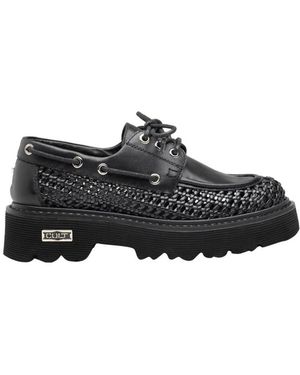 Cult Slash Schnürschuh - Schwarz
