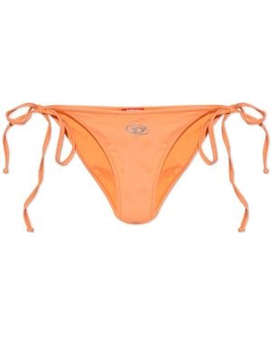 DIESEL Badmode ,Oranje ,Nylon Taylor-D-Core Bikini Bottom