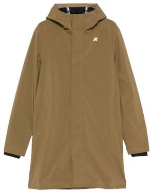 K-Way Jassen ,Bruin ,Rain Jassen - Naturel
