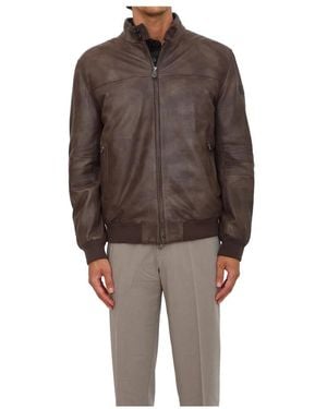 Peuterey Bomber Jackets - Brown