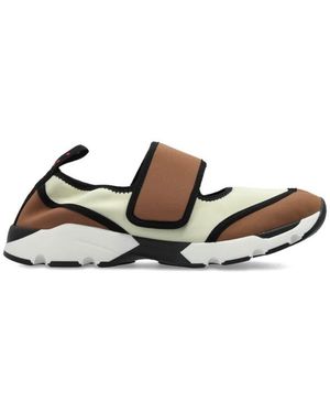 Marni Schoenen ,Bruin ,Mary Jane Running Sneaker