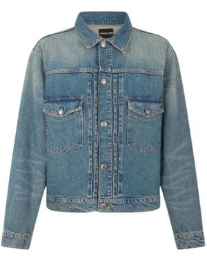 Roberto Cavalli Denim Jackets - Azul