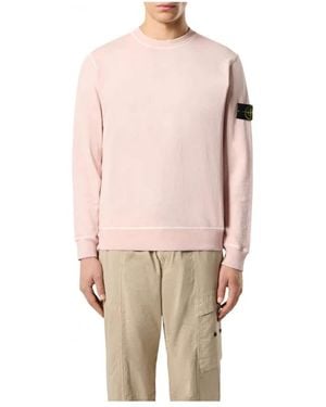 Stone Island Sweatshirts - Natural