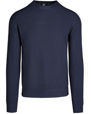 ALPHATAURI Round-Neck Knitwear - Blue