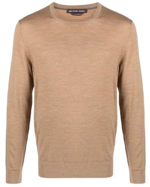 Michael Kors Round-Neck Knitwear - Natural