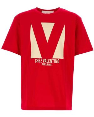 Valentino Garavani T-Shirts - Red