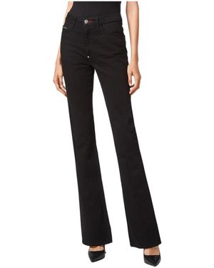 Philipp Plein Flare Jeans - Black