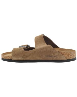 Birkenstock Sliders - Marron