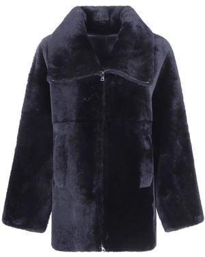 Blancha Faux Fur &Amp; Shearling Jackets - Blau