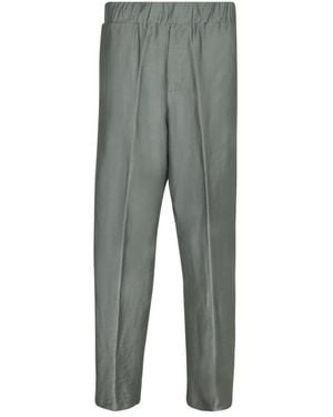 Costumein Straight Trousers - Grey