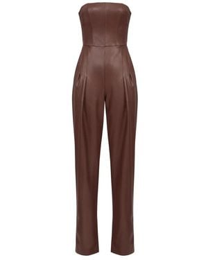 Elisabetta Franchi Jumpsuits - Brown